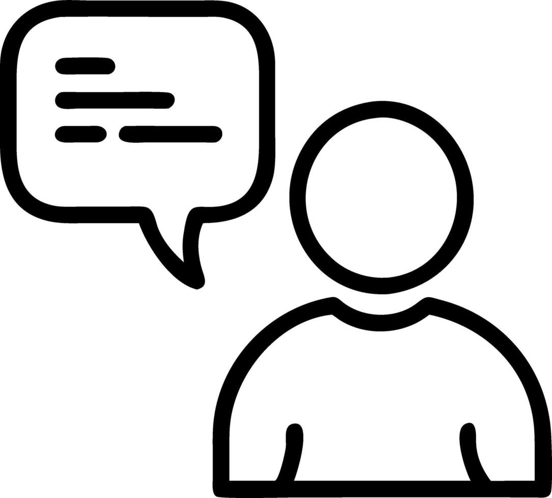 interview and feedback and communication vector