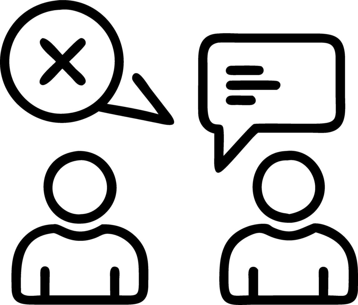 interview and assessment and clarity vector