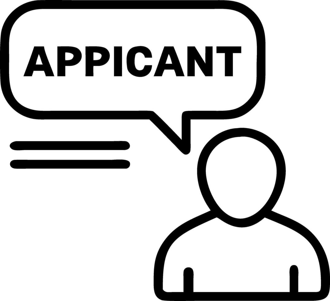 interview and answers and communication vector