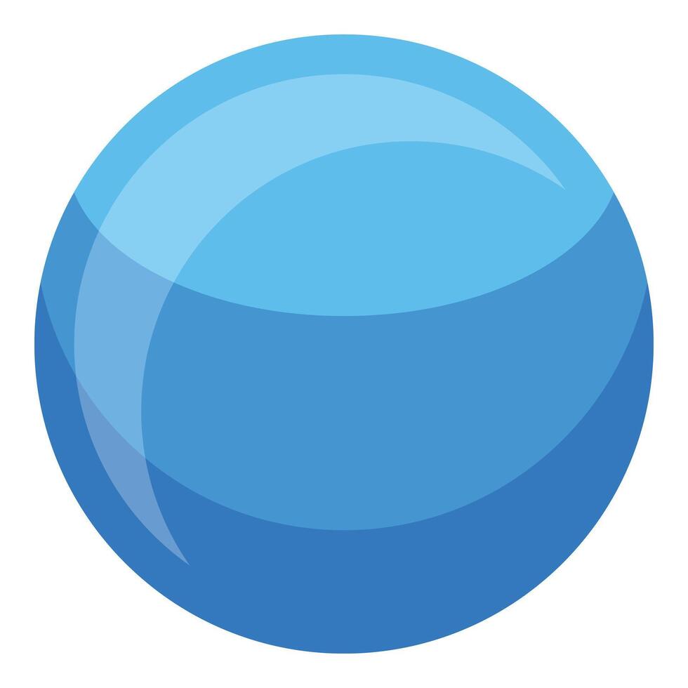 Blue sphere representing global communication and modern technology vector