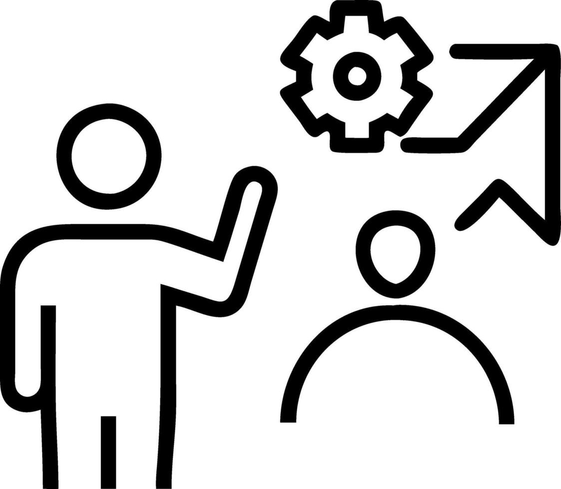 growth mindset and effort and goals vector