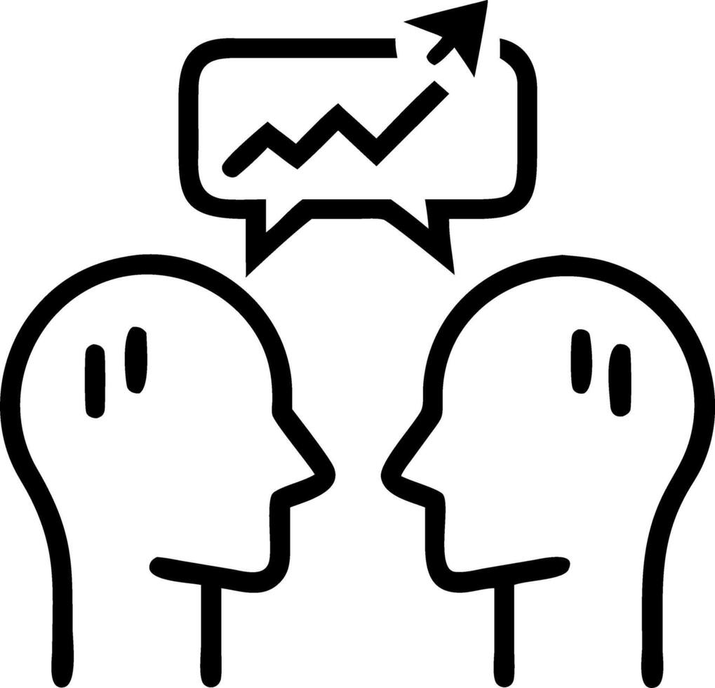 growth mindset and achievement and reflection vector