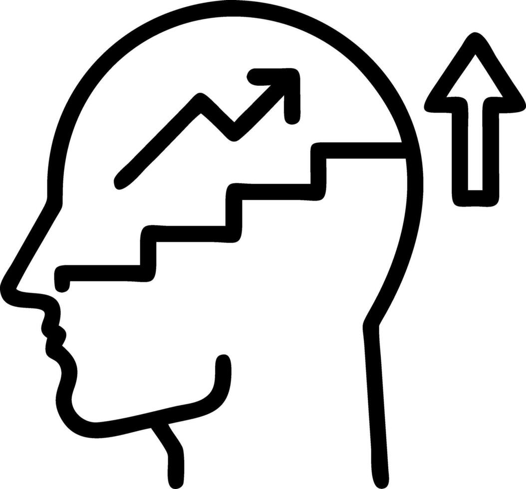 growth mindset and achievement and challenges vector