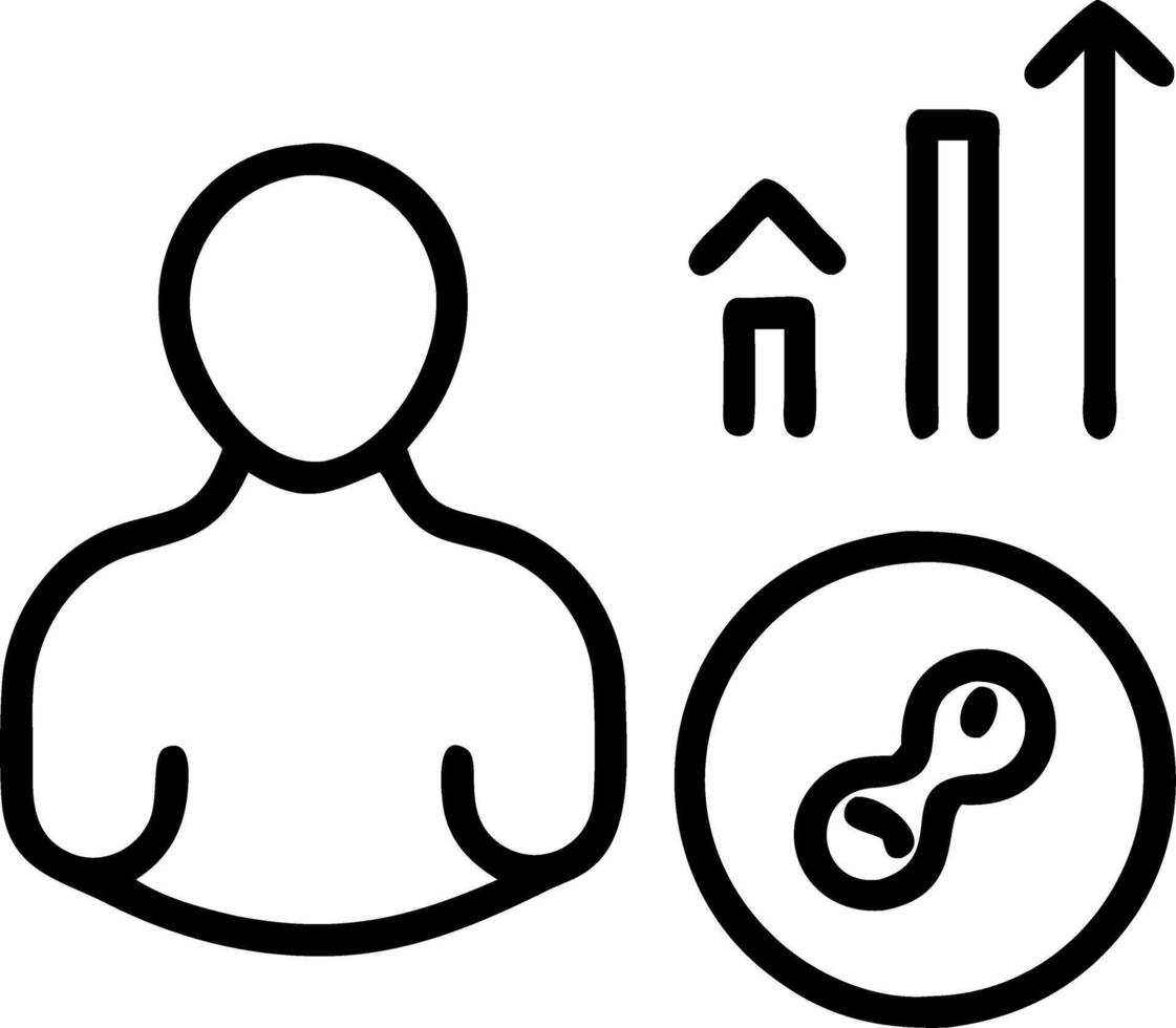 growth hormone and biology and health vector