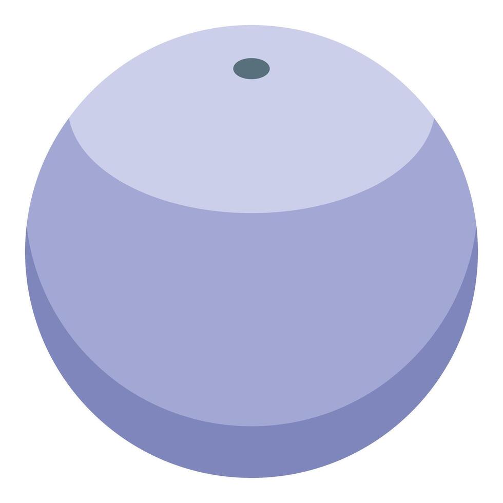 Blueberry icon showing ripe berry fruit growing on bush vector