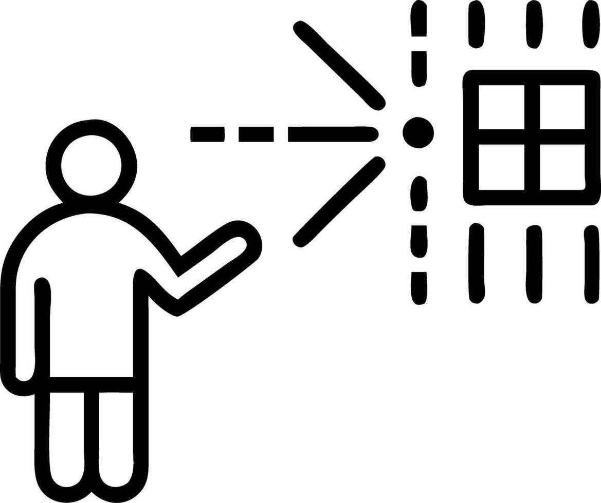 Executive inspects market technology grid light arcs weave chest settles mild hush melts old friction stable synergy grows vector
