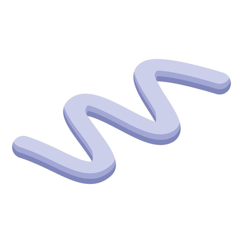 3d wavy line creating abstract and modern design element vector