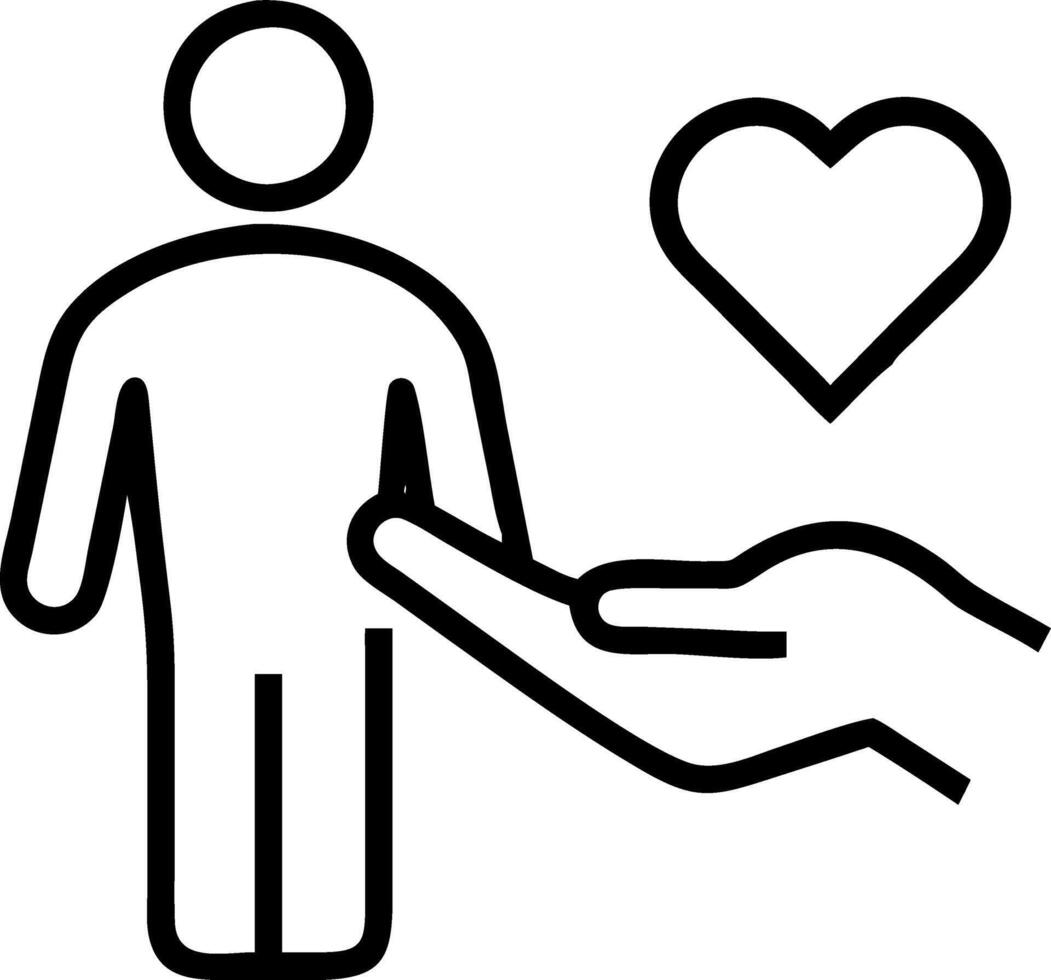 empathy and care and humanity vector