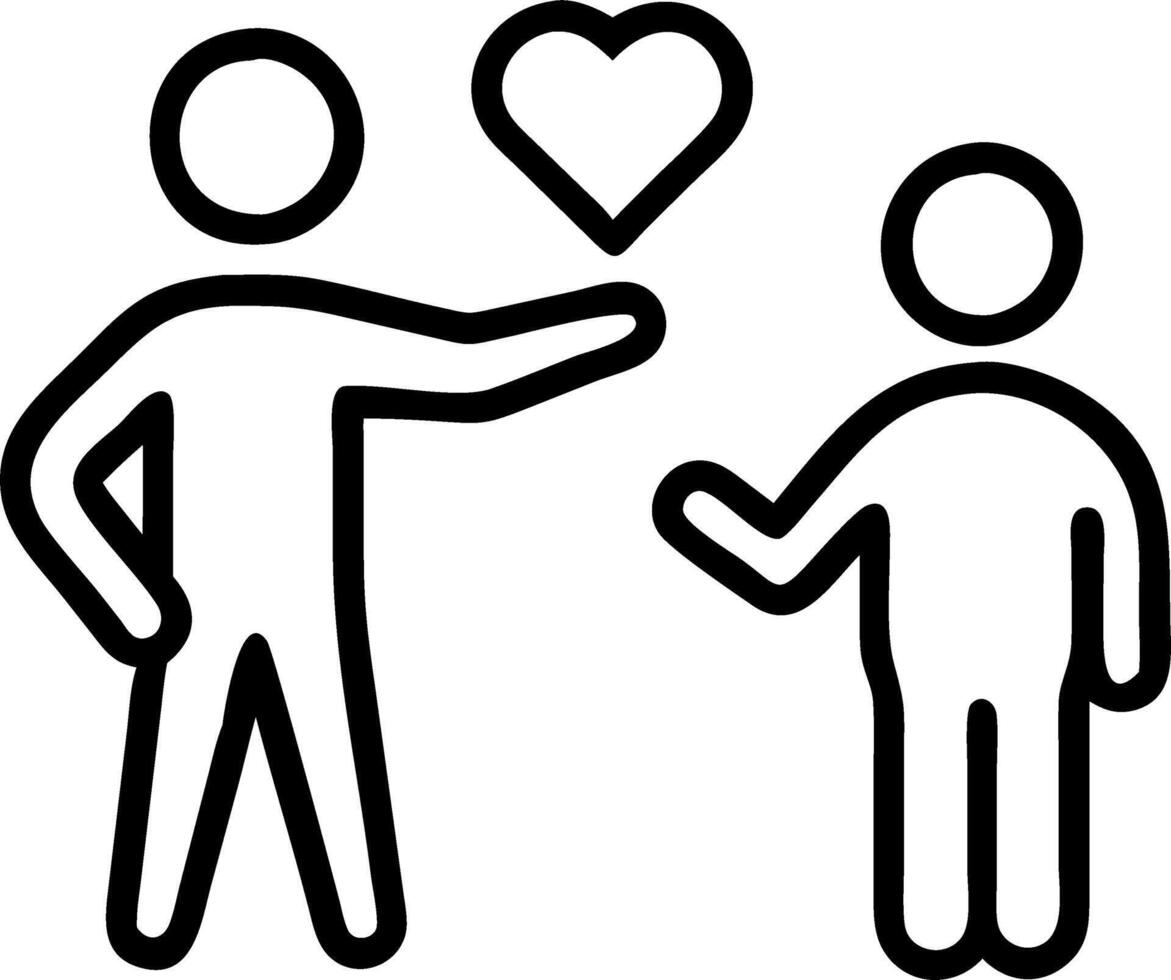 empathy and awareness and humanity vector
