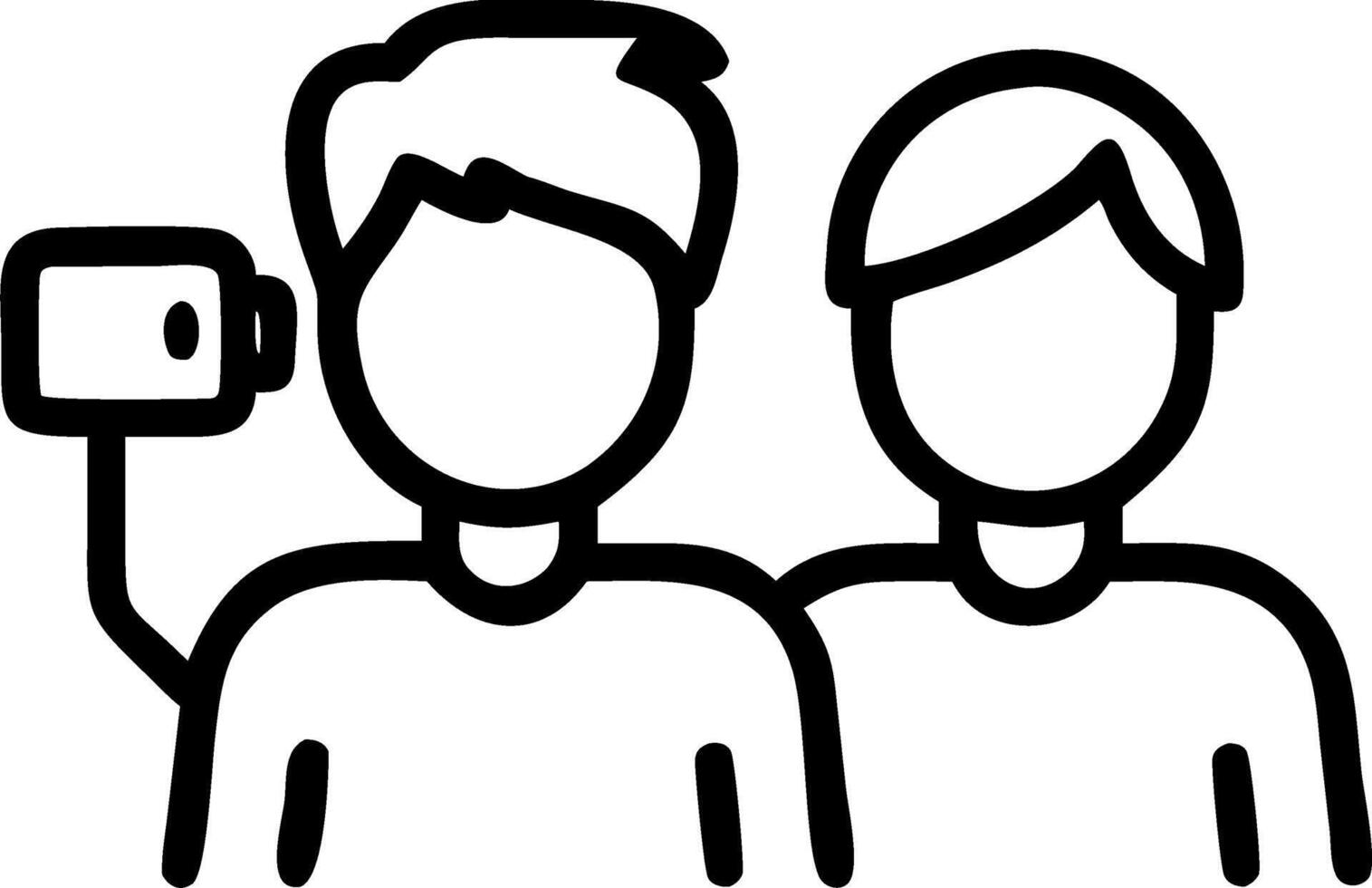 couple travel vlogs vector