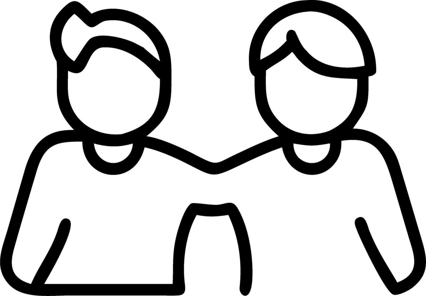 couple shared hobbies vector