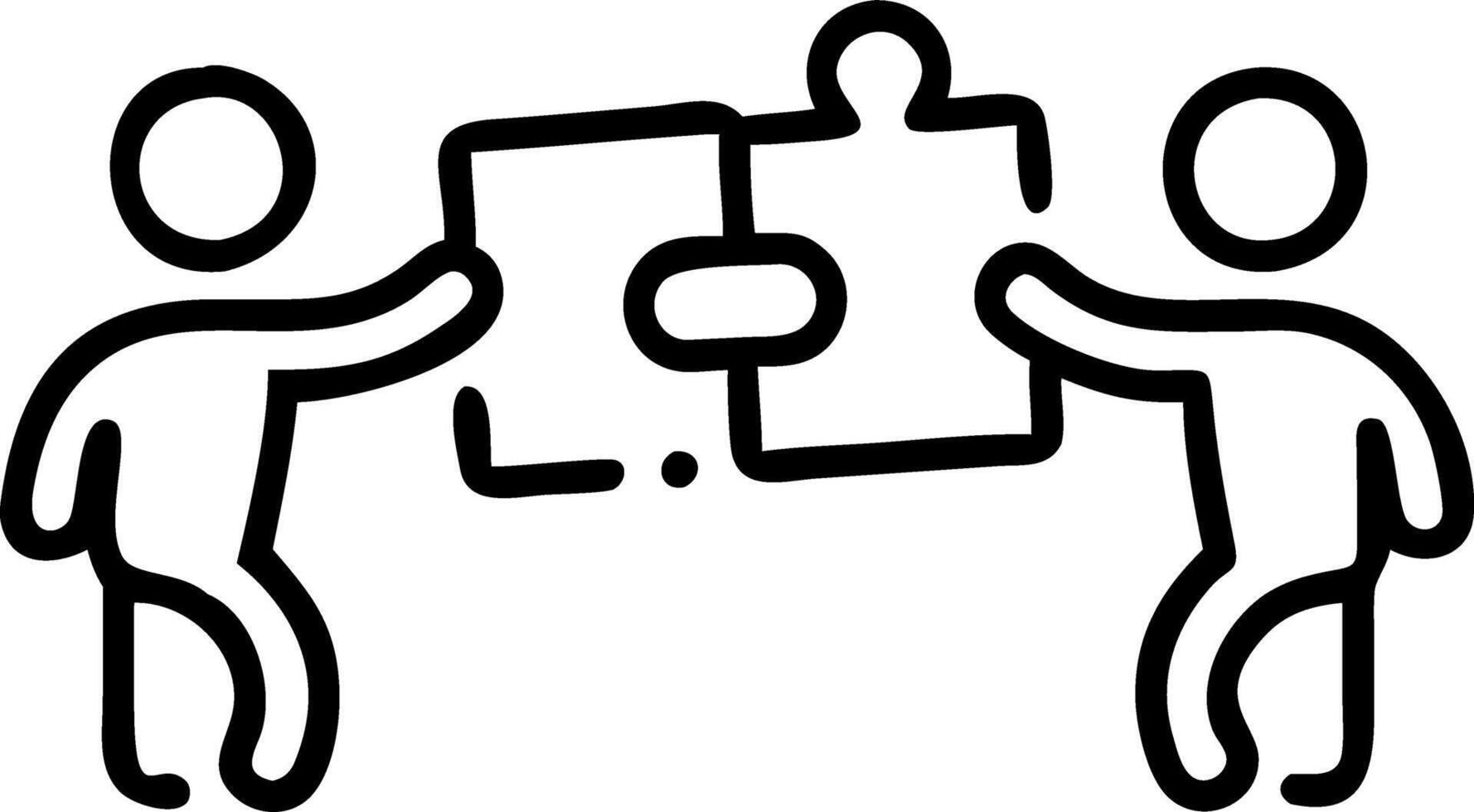 couple puzzle challenges vector