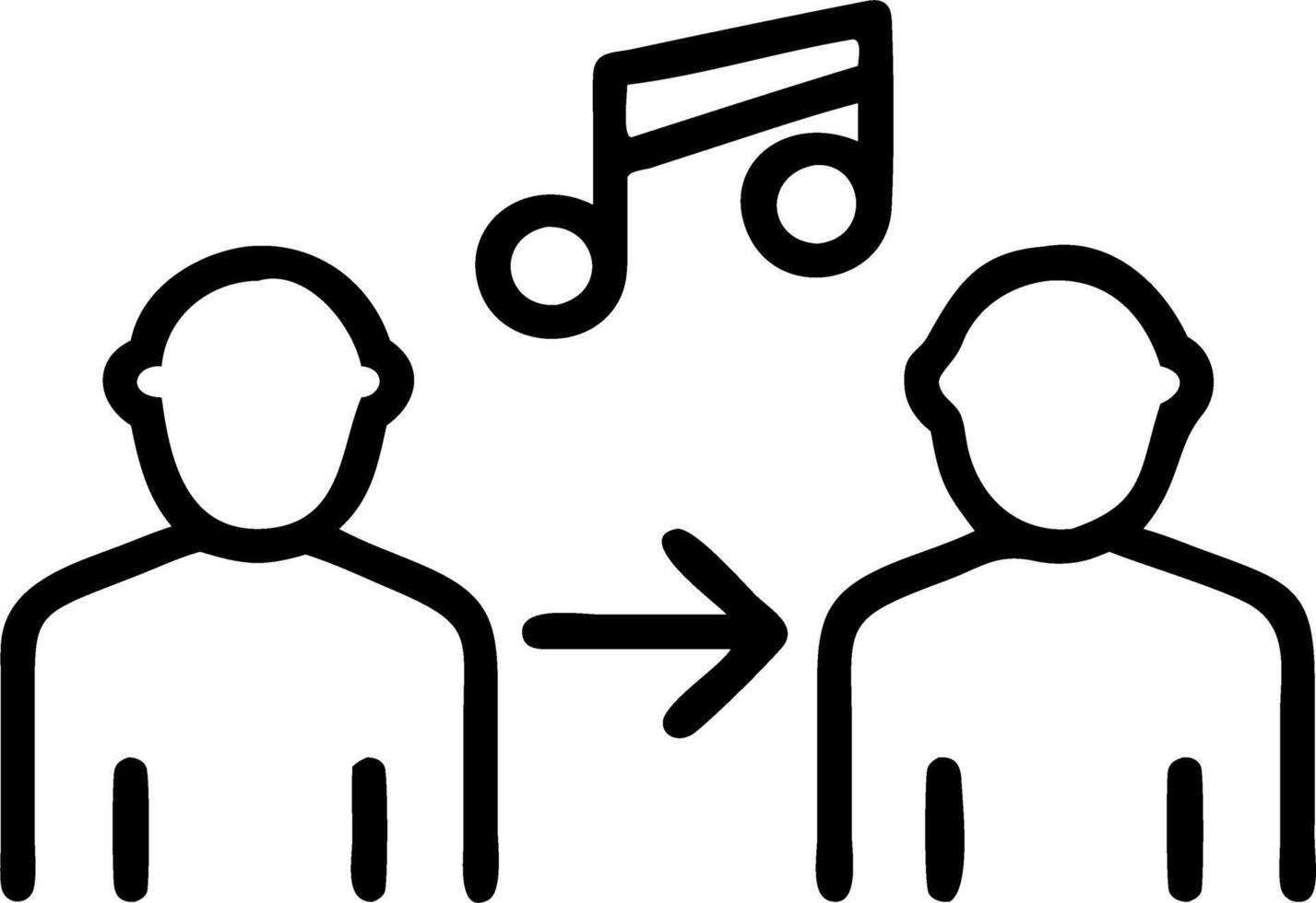 couple road trip playlists vector