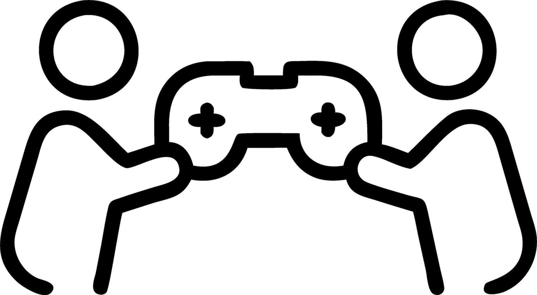 couple gaming setups vector