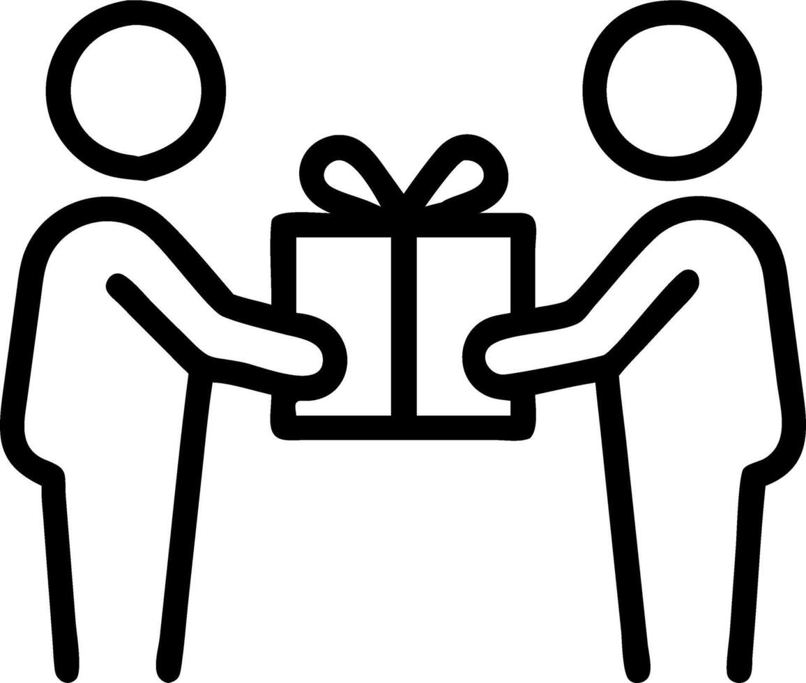 couple gift wrapping ideas vector