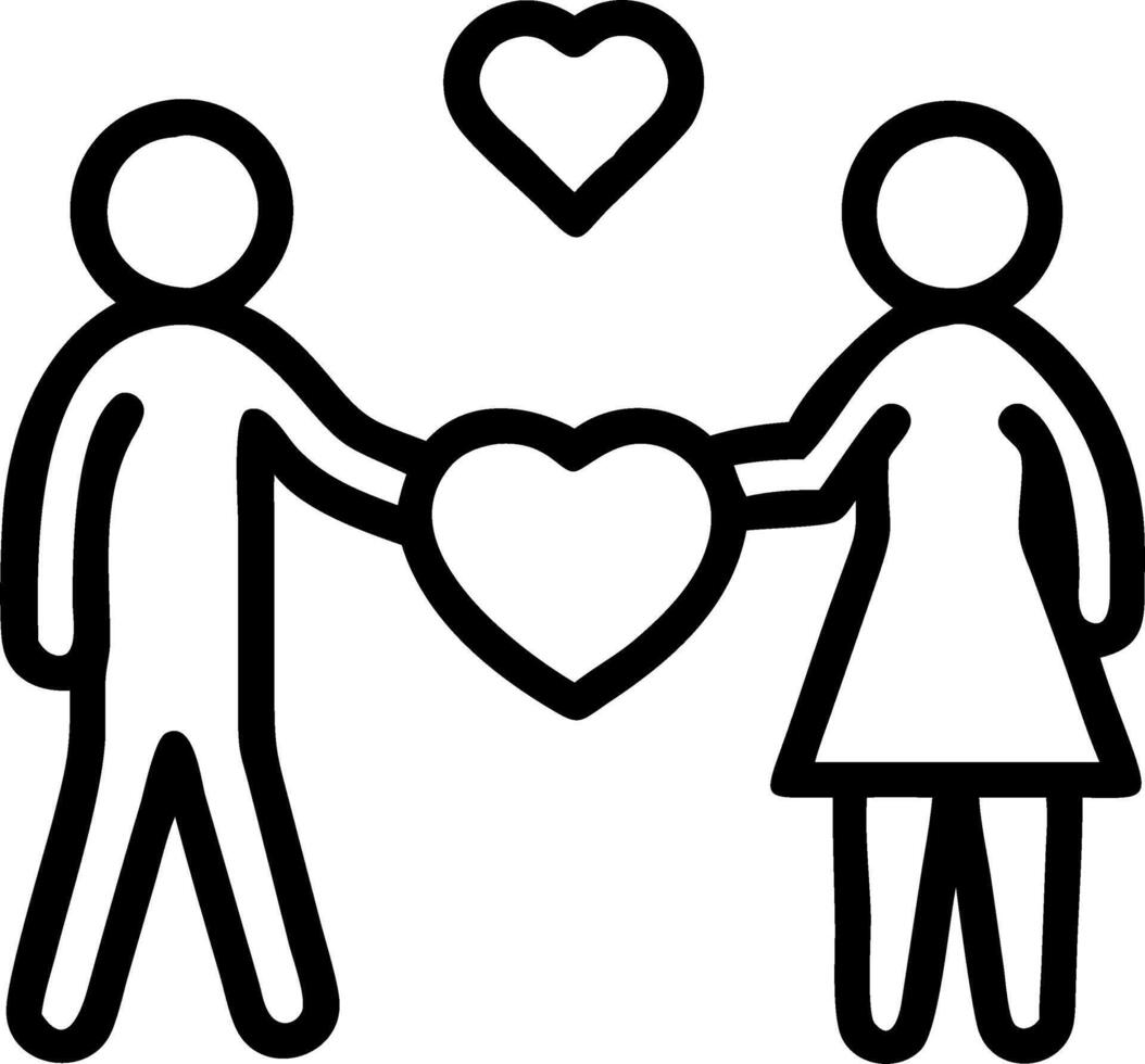 couple engagement photos vector