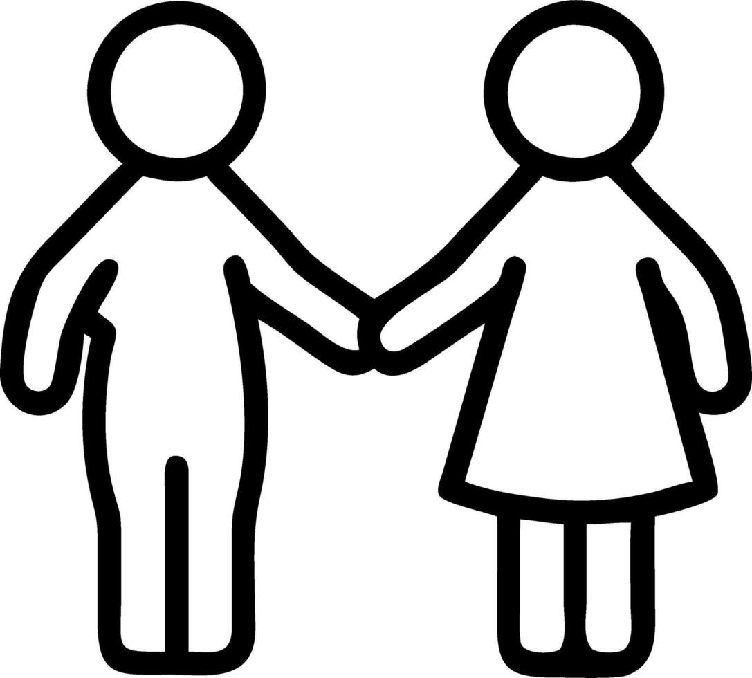 couple charity volunteering vector