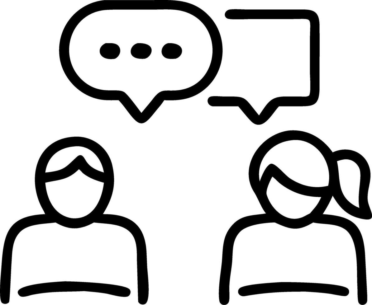 couple bedtime conversations vector