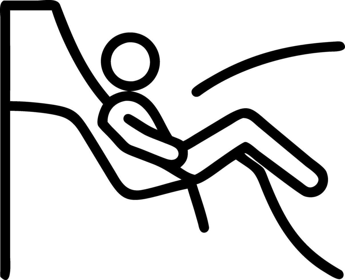 Climber settles crag ledge crisp air glides pores chest eases pastel slopes hum subtle relief pours vector
