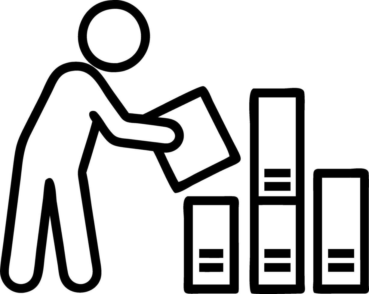 Business owner in empty office arranges files tackling tax compliance for businesses ensuring lawful operations and trust vector