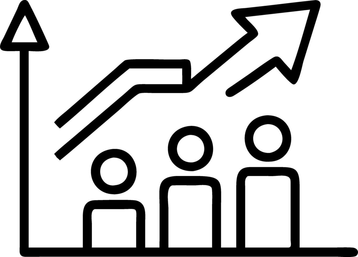 business growth and strategy and efficiency vector