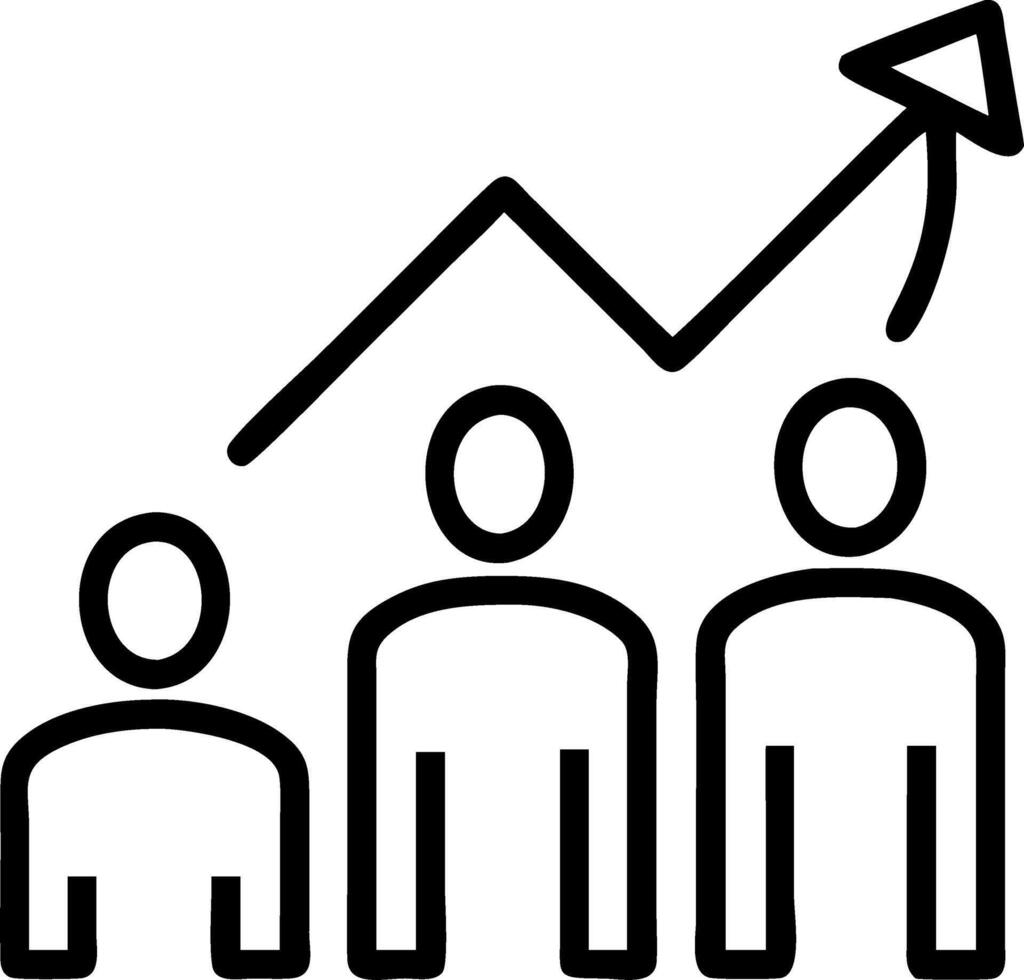 business growth and market and sustainability vector