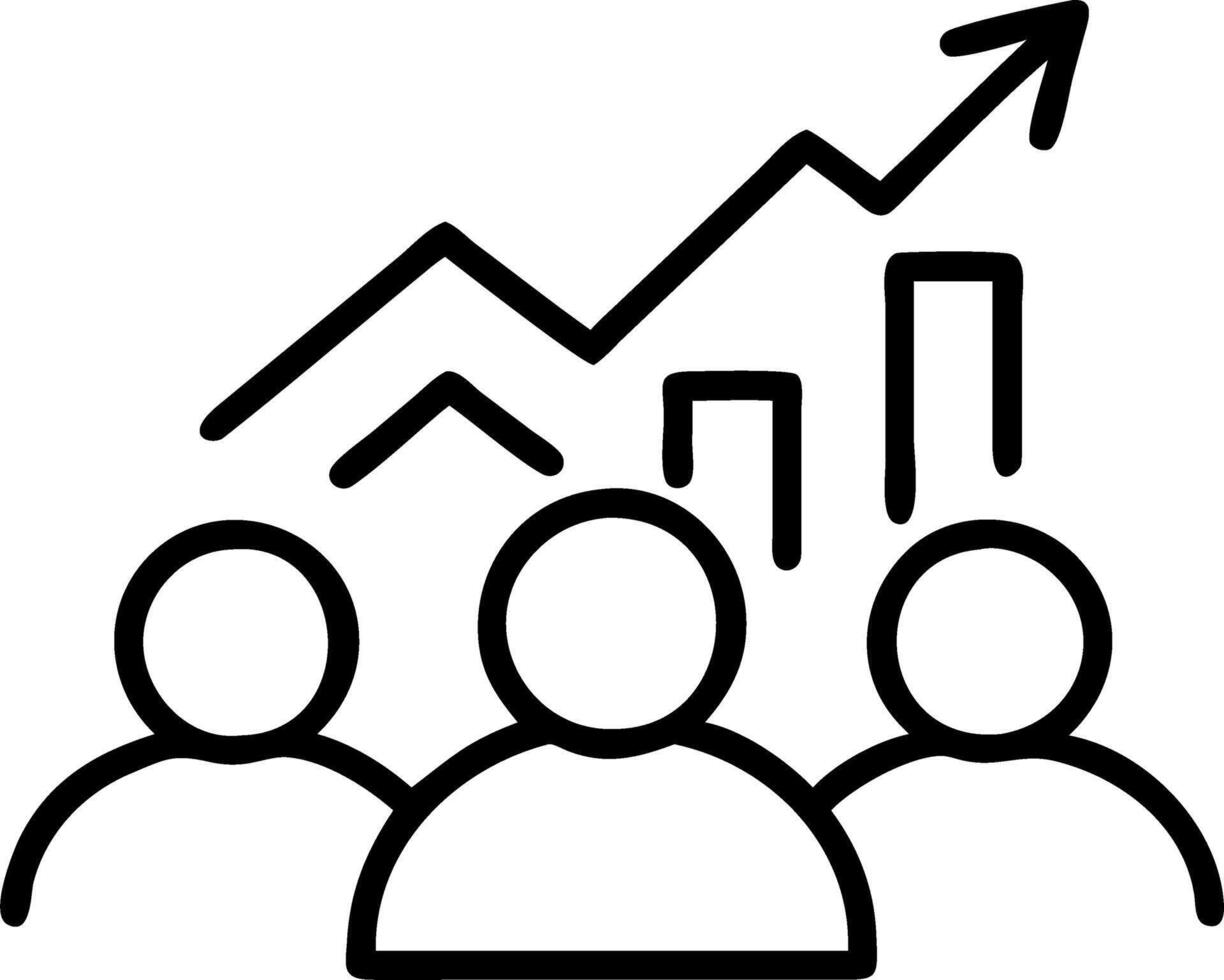 business growth and investment and optimization vector