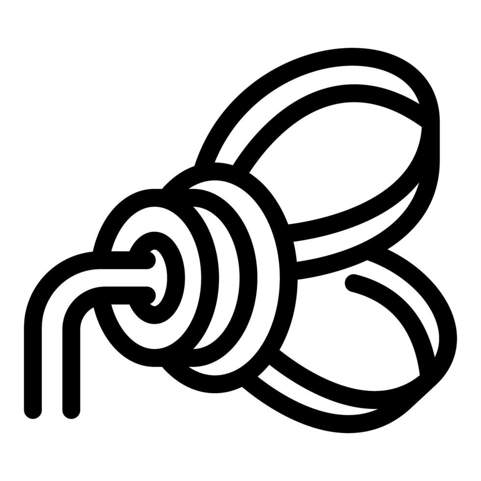 Rolled industrial hoses with connector for professional use vector
