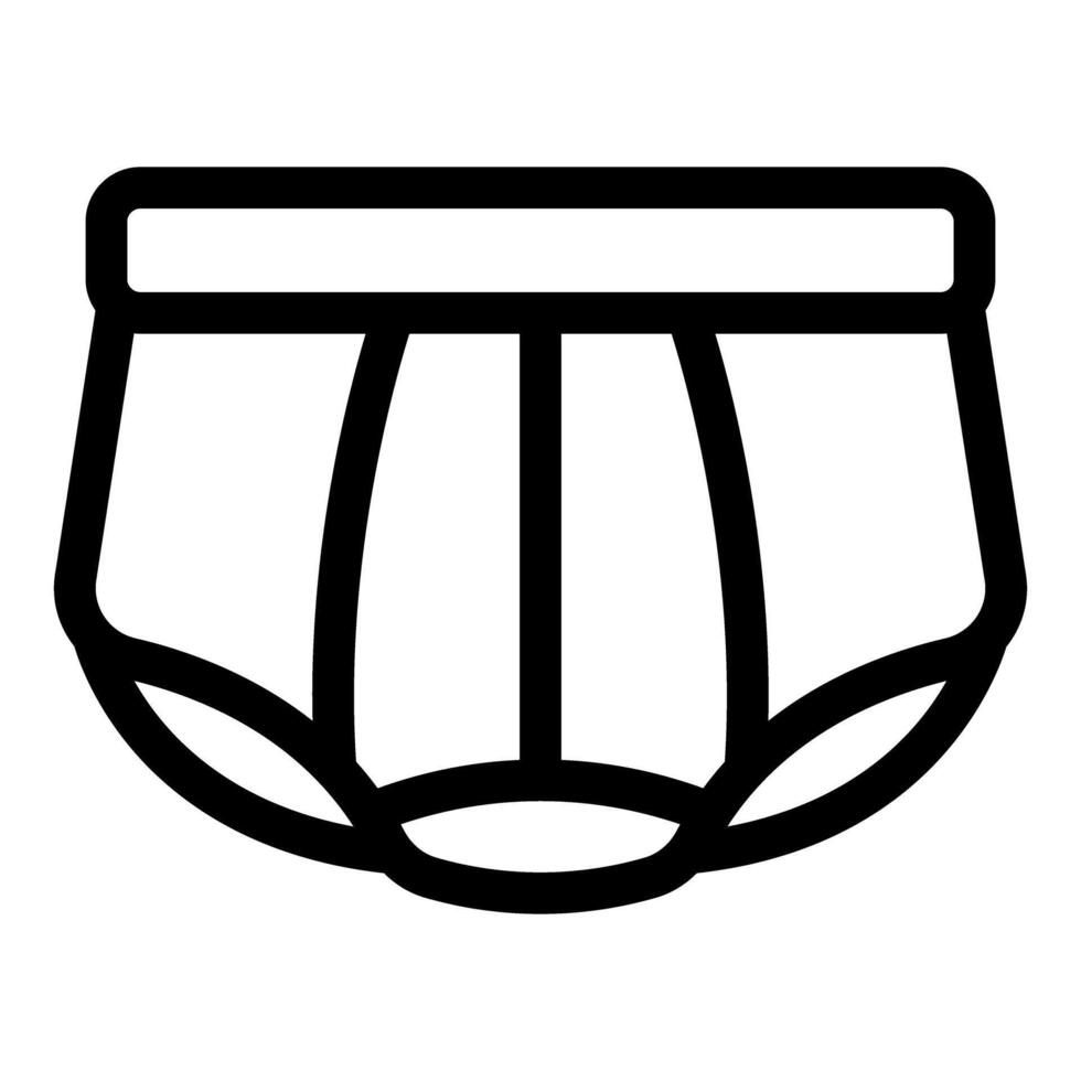 Men's underwear briefs showing hygiene and comfort vector