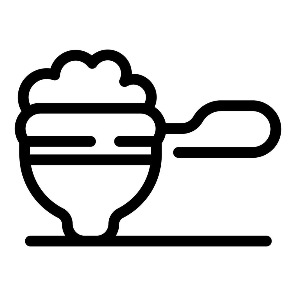 Ground coffee brewing in portafilter with freshly ground coffee beans piled on top vector