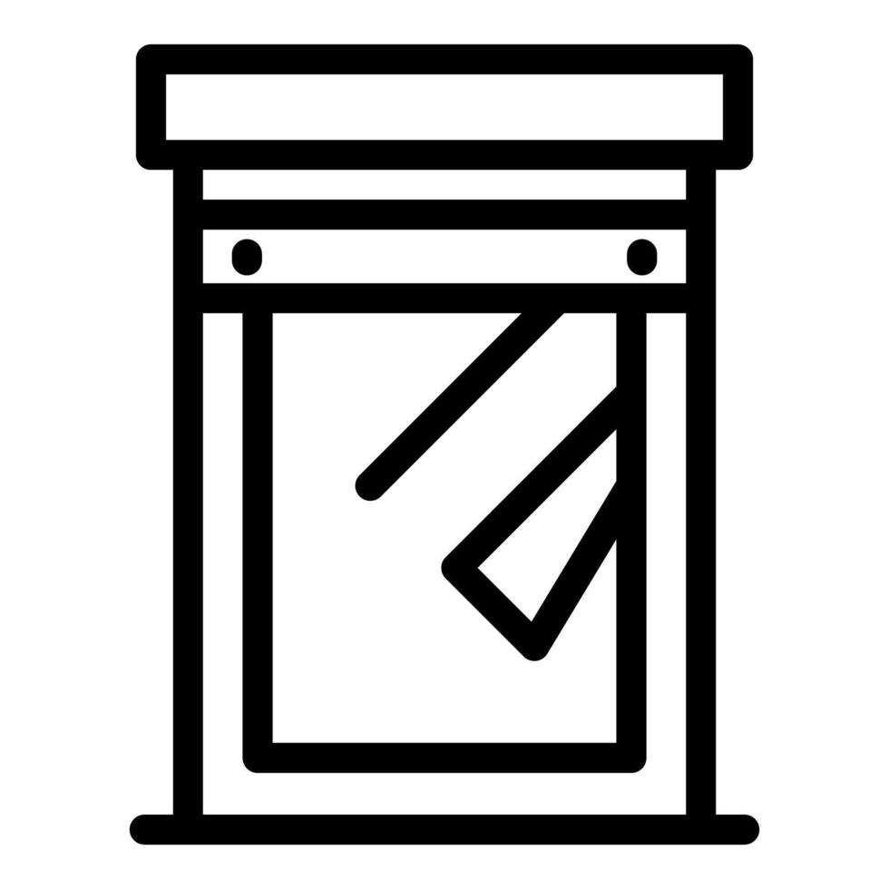 Window with roller shutter being opened, letting sun rays pass through vector