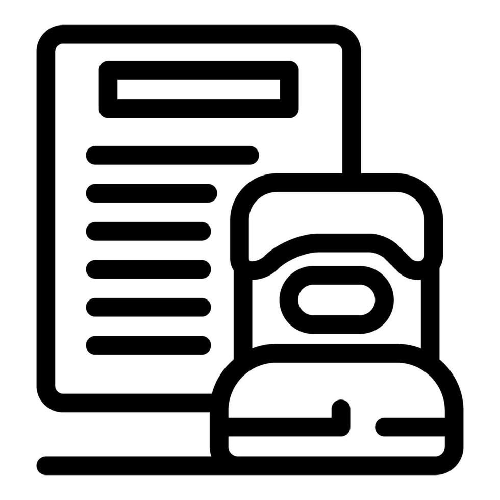 Food delivery service providing online menu and ordering options vector
