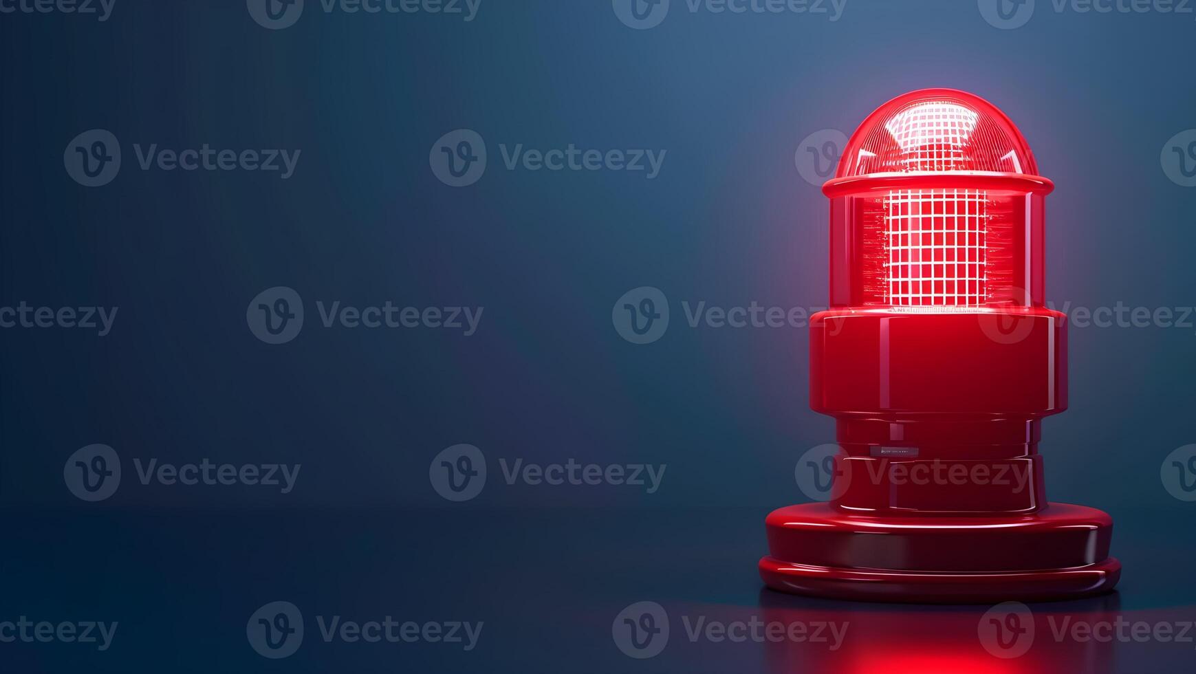 a red light is shining on a dark surface photo