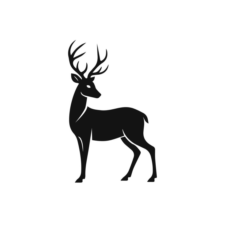 silhouette of a deer vector