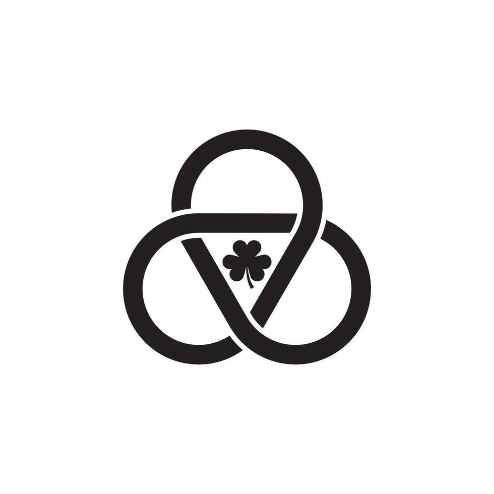 Infinity Clover Emblem vector