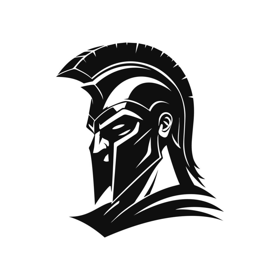 Spartan Helmet Icon vector