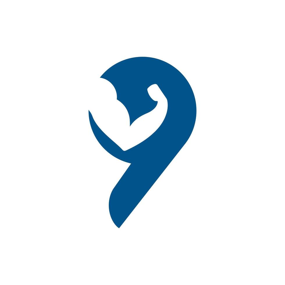 9 and hand vector
