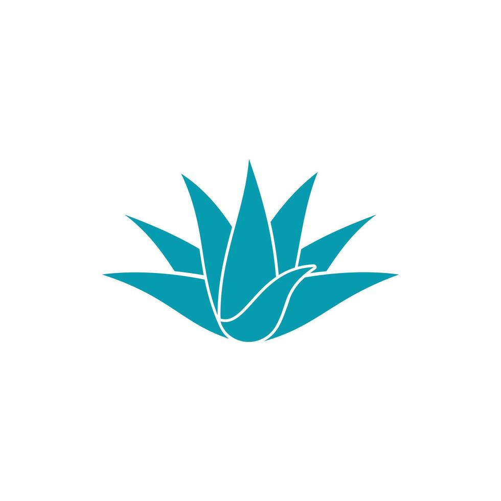 Agave-Inspired Logo Design vector