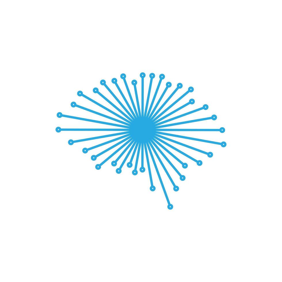 brain conect logo vector