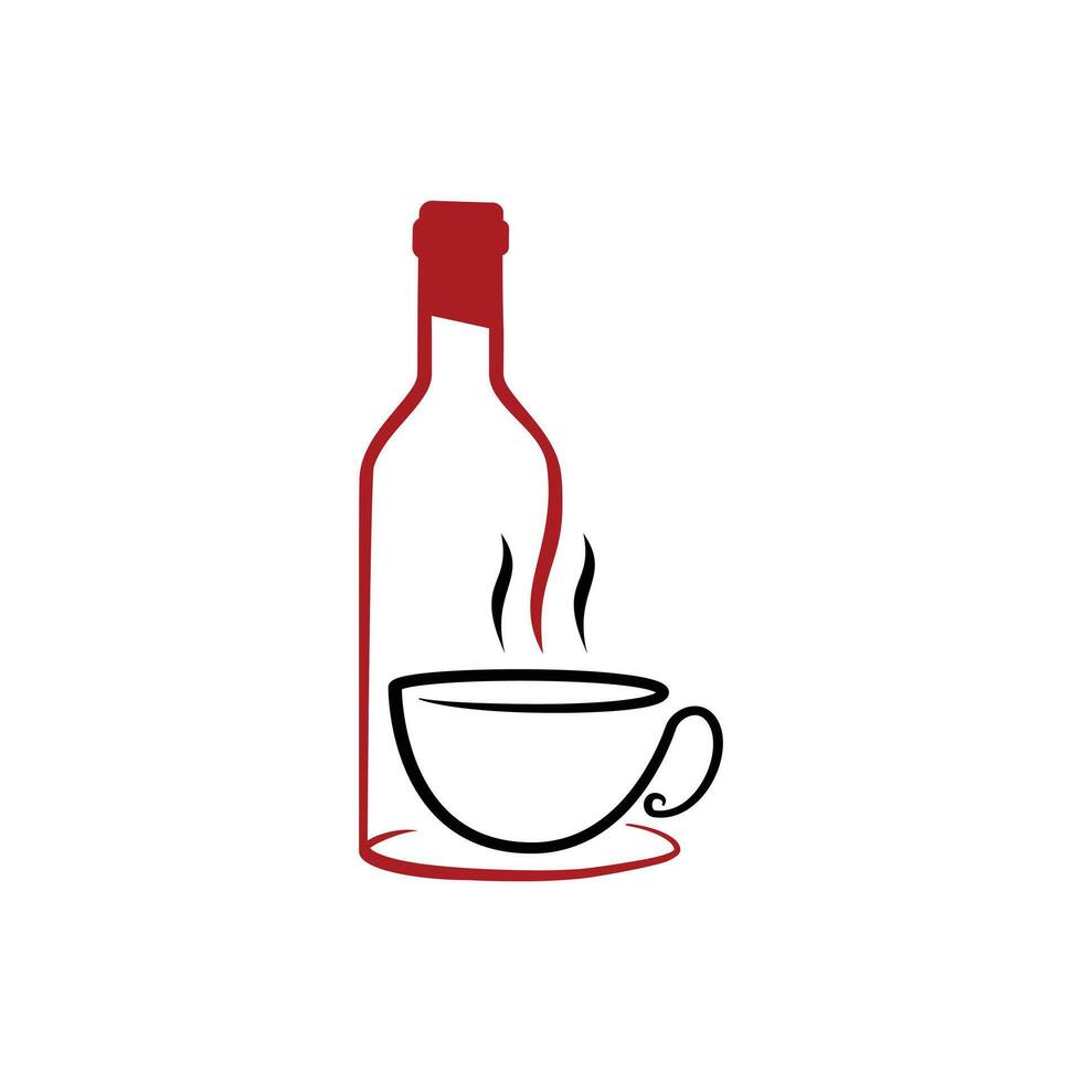steaming coffee cup vector