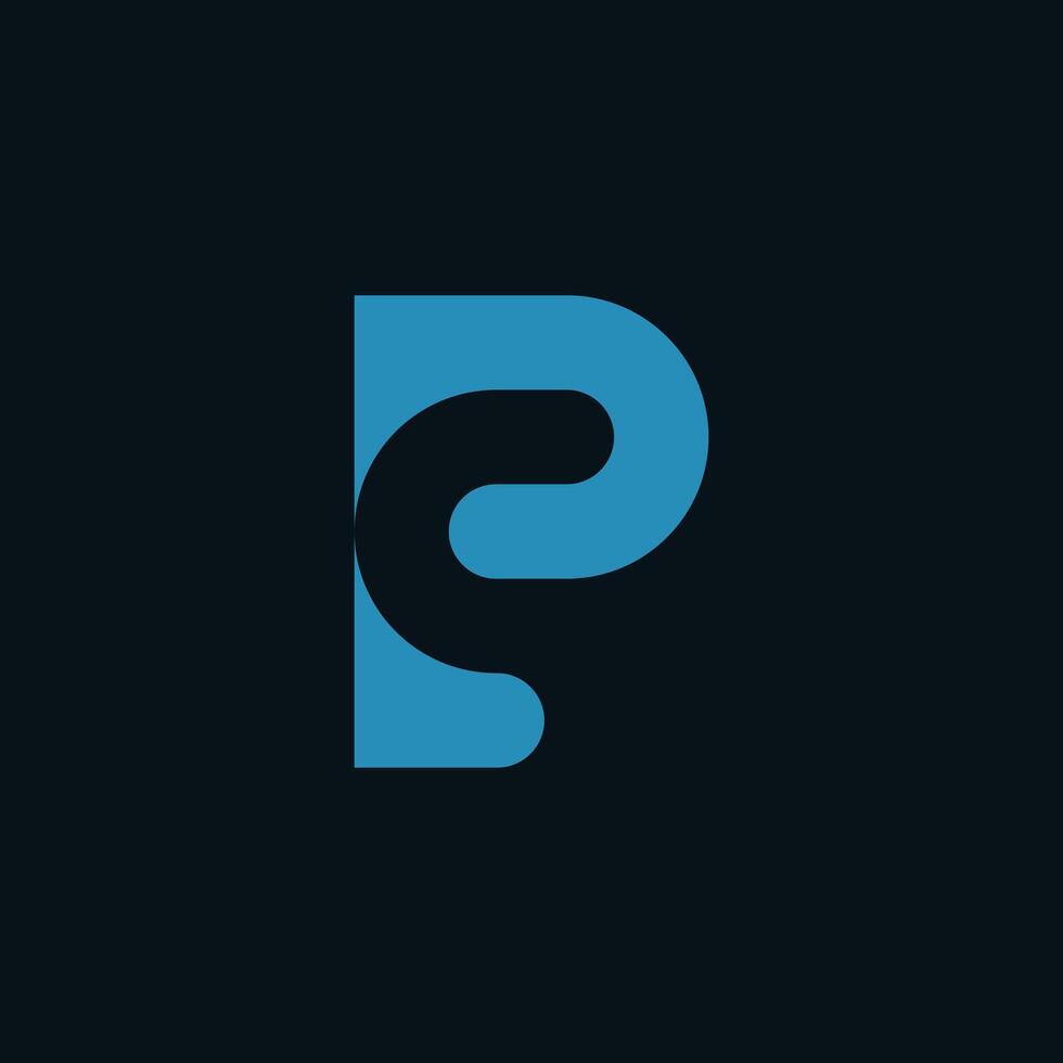 blue on a dark background vector