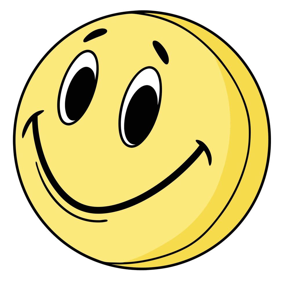 a smiley face with a big smile on it vector