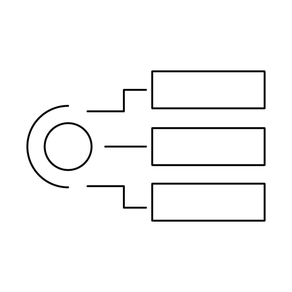 A black and white drawing of a light bulb vector