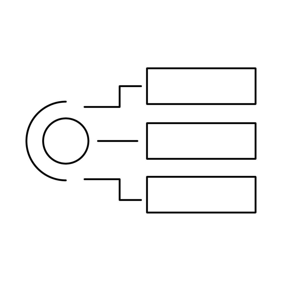 A black and white drawing of a light bulb vector