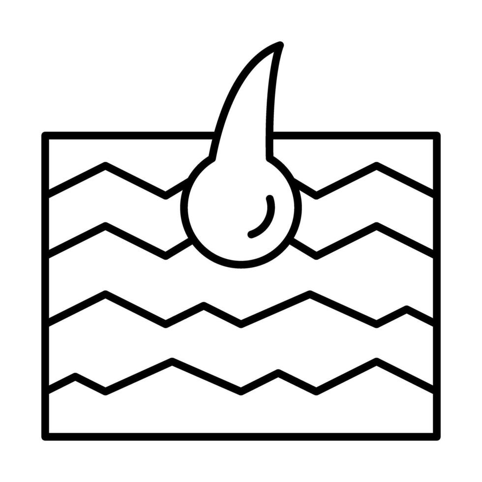Water wave icon illustration vector