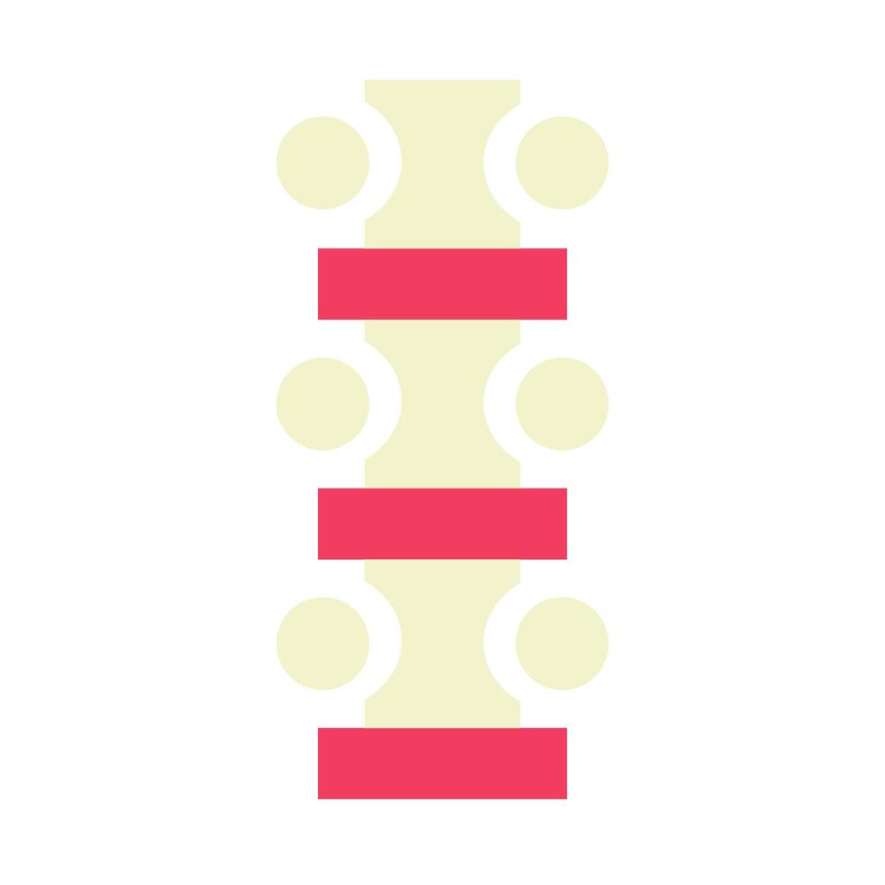 A stack of three different colored balls on top of each other vector
