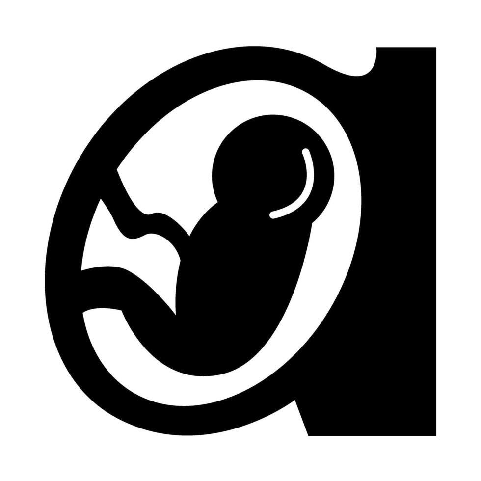 A black and white silhouette of a baby in a car seat vector