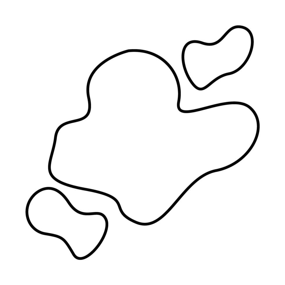 A black and white drawing of a heart vector