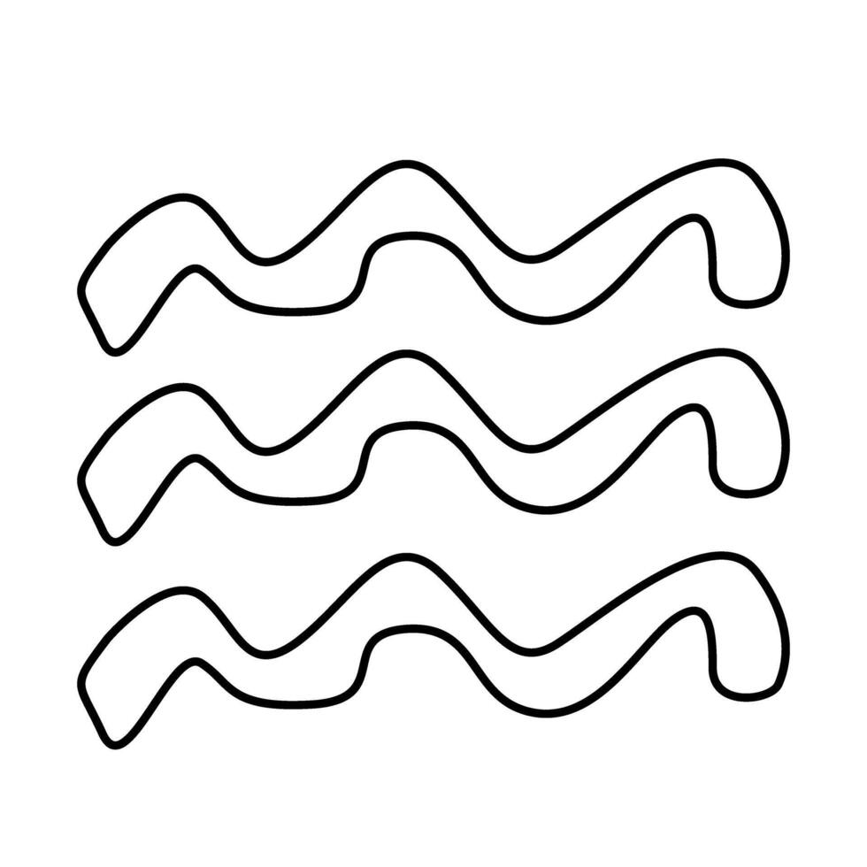 A black and white drawing of a wave vector
