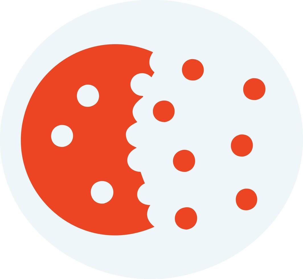 Minimalist logo design, broken circle, orange and white color scheme, polka dot pattern, abstract geometric shape vector